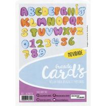 Régua Grande Cards Apliques e Pinturas - Alfabeto Régua Grande Cards Apliques e Pinturas - Alfabeto