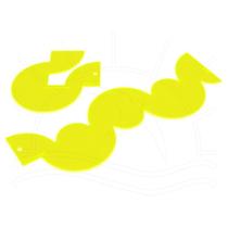 Régua Kriativa - Gabarito Barrado Onda