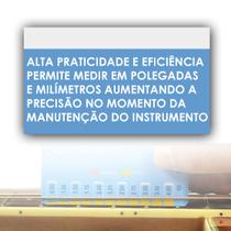 Régua Luthier Altura Cordas Guitarra Baixo Violão Regulagem