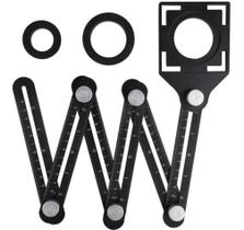 Régua Medidor Marcador De Furo Piso Azulejo Aluminio