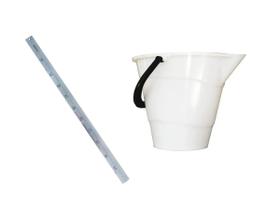 Régua Medir Leite P/ Latão 30e 50 L Injesul+ Balde Oval 12 L