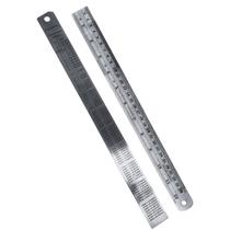 Régua Metal Leve De Aço Inoxidável Tamanho 30 cm Profissional Escolar Costura