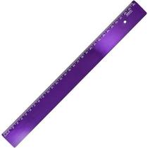 Régua Metalizada Roxa de 30 cm - New Line