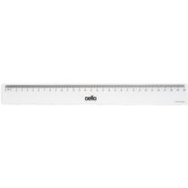 Régua Mole Cristal Flexível 30cm 50un - Dello