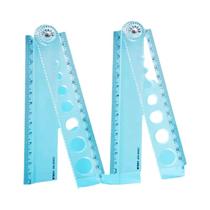 Régua Multifuncional Transparente De 30cm Para Estudantes, Régua Portátil Minimalista Régua Multifuncional Transparente De 30cm Para Estudantes, Régua Portátil Minimalista