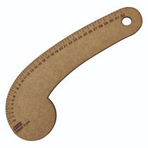 Regua P/ Corte e Costura 25x11cm - Trident Regua P/ Corte e Costura 25x11cm - Trident
