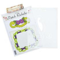 Régua para Patch Richelieu Márcia Caires Modelo 04 - Flores Gêmeas Régua para Patch Richelieu Márcia Caires Modelo 04 - Flores Gêmeas