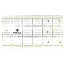 Régua para Patchwork Círculo - 15x30cm