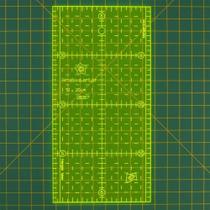 Régua para Patchwork Kriativa 10 x 20cm