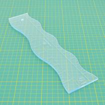Régua para Quilting Onda 12" Polegadas