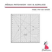 Régua Patchwork Scrapbook Corte Artesanato 15x15 cm - Fenix