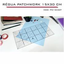Régua Patchwork Scrapbook Corte Artesanato 15x30 cm - Fenix