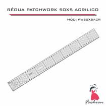 Régua Patchwork Scrapbook Corte Artesanato 5x50 cm - Fenix