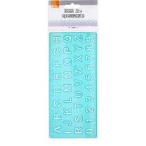 Regua Plastica Alfanumerica 20CM (S) CX.C/12