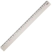 Régua Plástica Cristal 30CM - Pacote com 25 Unidades