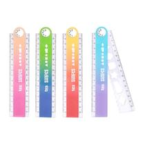 Régua Plástica Dobravel Shapes Tris - 15cm a 30cm