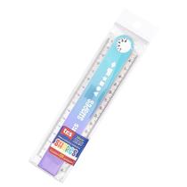 Régua Plástica Dobrável Shapes - TRIS Régua Plástica Dobrável Shapes - TRIS