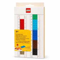 Régua Plástica e Minifigura Lego - Jandaia