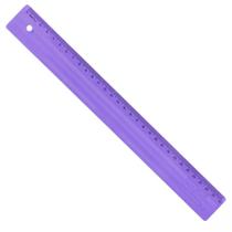 Régua Plástica Full Color 30cm Dello Roxo
