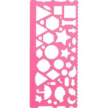 Regua Plastica Geometrica 20Cm 3 Cores Sortid Regua Plastica Geometrica 20Cm 3 Cores Sortid