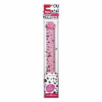 Régua Plástica Miau Line Holic Pets 15cm Rosa - Tris