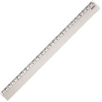 Régua Plástica Super Cristal 30CM - Pacote com 10 Unidades
