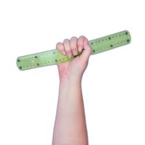 Régua Plástica Verde Flexível 30Cm Molin Colors Inquebrável Régua Plástica Verde Flexível 30Cm Molin Colors Inquebrável