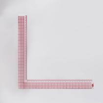 Régua Plástico 27x27cm L Quadrado Costura Art Mak Régua Plástico 27x27cm L Quadrado Costura Art Mak