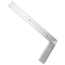 Régua quadrada de carpinteiro em aço inoxidável em forma de L 25cm Régua quadrada de carpinteiro em aço inoxidável em forma de L 25cm