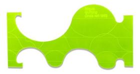 Regua Quilt Livre Em S Ondas Acrílico Patchwork Regua Quilt Livre Em S Ondas Acrílico Patchwork