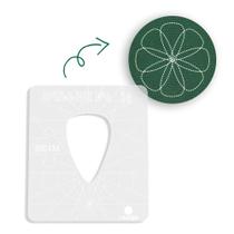 Régua Quilting SPINEFEX 12x13,5Cm Patchwork Costura Criativa