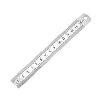 Régua Reta De Aço Inoxidável, Ferramenta De Medição Metálica Para Escola, Escritório E Acessórios De