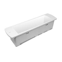 Regua Serie 210mm Capacidade 6 Blocos S/Bloco Qm18807 Branco QTMOV PRETO