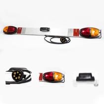 Régua Sinalizadora P/ Transbike Suporte Para Placa 7M Cabo