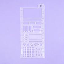 Régua Stencil Caderno Inteligente Cire0002 1 ed