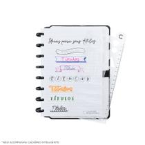 Regua Stencil Inspiradora Unico Caderno Inteligente