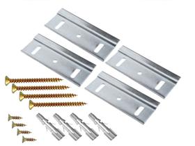 REGUA SUSTENTAÇAO DE PAINEL 80mm KIT C/ 4 PÇS (MAO AMIGA)