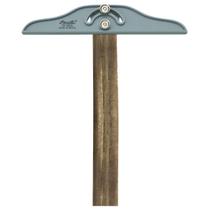 Régua T de Madeira 50cm Trident Bordas de Acrílico e Cabeçote Móvel Mod. 5405