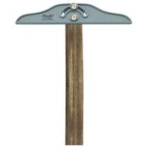 Régua T de Madeira 80cm Trident Bordas de Acrílico e Cabeçote Móvel Mod 5408
