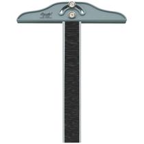 Régua T Fenólica Trident com Borda de Acrílico e Cabeçote Fixo com 80cm - 5608