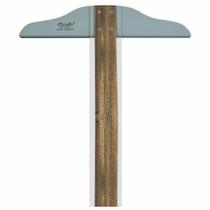 Regua T Madeira com Borda Acrilica 100cm Cabeçote Fixo 5310 Regua T Madeira com Borda Acrilica 100cm Cabeçote Fixo 5310