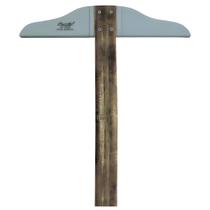Regua T Madeira Trident com Borda de Acrílico e Cabeçote Fixo 80cm - 5308