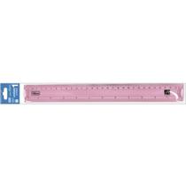 Régua Tilibra Flexível 30cm Academie Rosa Claro Régua Tilibra Flexível 30cm Academie Rosa Claro