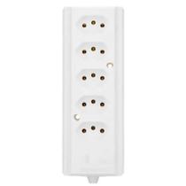 Régua Tomada Em Barra Quintupla Branca 10a/20a Para Extensão Régua Tomada Em Barra Quintupla Branca 10a/20a Para Extensão