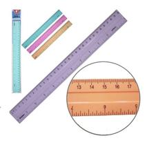 Régua Tred de 0 a 30cm com Escala em Milímetros Centimetros e Polegadas