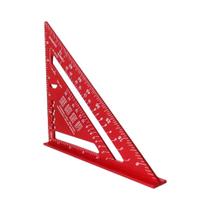 Régua Triangular De 7 Polegadas Em Liga De Alumínio, Ferramenta De Medição Para Carpinteiro, Medida Régua Triangular De 7 Polegadas Em Liga De Alumínio, Ferramenta De Medição Para Carpinteiro, Medida
