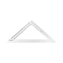 Régua Triangular De Aço Inoxidável 30/50CM, Ferramenta De Medição Para Carpintaria Com Ângulo Reto