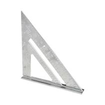 Régua Triangular De Alumínio De 7 Polegadas, Ferramentas De Medição Métrica E Em Polegadas