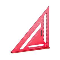 Régua Triangular De Alumínio De Alta Precisão Para Marcenaria 7''/12'' Com Transferidor De Ângulo