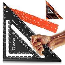 Régua Triangular Dobrável Saker 30cm/12 Polegadas